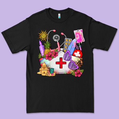 Nurse  Summer Premium Tee Designed By Adodesignshop