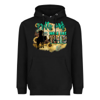 Black Pretty girls walk like this Heavyweight Hoodie - HowdyJamesFarm