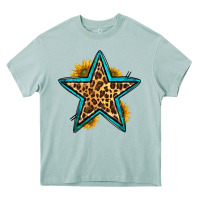 Arona western leopard star Heavy Core Tee - HRA Design Shop