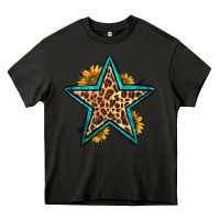Asphalt western leopard star Heavy Core Tee - HRA Design Shop