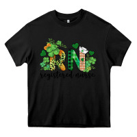 Black st. patricks day registered nurse rn Heavy Core Tee - BarkalooDesign