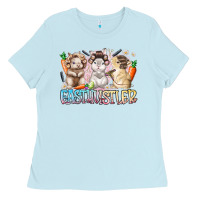Baby Blue east hustler Ladies Tee - RacoonDesign
