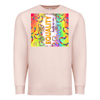 Pale Pink equality hurts no one Premium Sweatshirt - TumblerDesignByShophia