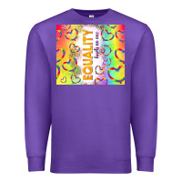 Purple equality hurts no one Premium Sweatshirt - TumblerDesignByShophia