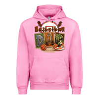 Fuchsia Pink basketball dad Urban Hoodie - FaDigitalArtStudio