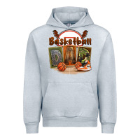 Heather Grey basketball dad Urban Hoodie - FaDigitalArtStudio