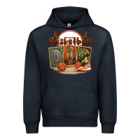 Navy basketball dad Urban Hoodie - FaDigitalArtStudio