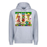 Heather Grey best teacher ever Premium Hoodie - TumblerDesignByShophia