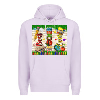 Lilac best teacher ever Premium Hoodie - TumblerDesignByShophia