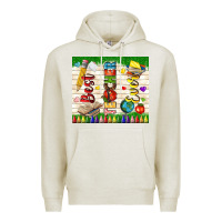 Oatmeal Heather best teacher ever Premium Hoodie - TumblerDesignByShophia