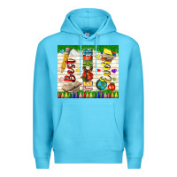 Ocean Blue best teacher ever Premium Hoodie - TumblerDesignByShophia