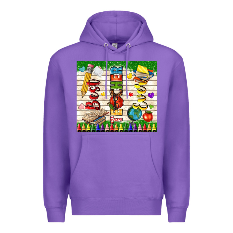 Best Teacher Ever Premium Hoodie by TumblerDesignByShophia | Teevron