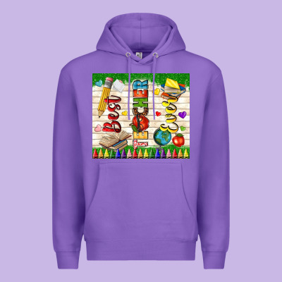 Best Teacher Ever Premium Hoodie Designed By Tumblerdesignbyshophia