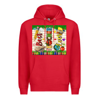 Red best teacher ever Premium Hoodie - TumblerDesignByShophia