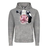 Cloud Rock Cute Holstein Face Vintage Hoodie - LillyAllenDesigns