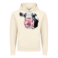 Vintage Artic Cute Holstein Face Vintage Hoodie - LillyAllenDesigns