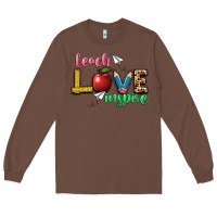 Chestnut teach love inspire Long Sleeve Tee - NancyCooperArtShop
