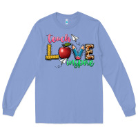 Colony Blue teach love inspire Long Sleeve Tee - NancyCooperArtShop