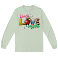 Matcha teach love inspire Long Sleeve Tee - NancyCooperArtShop