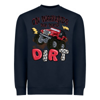 Navy on weekends we wear dirt Heavyweight Sweatshirt - MaliasSmallBusiness