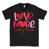 Black love more worry less Classic Tee - MaliasSmallBusiness