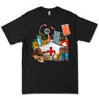 Black nurse  summer Premium Tee - AdoDesignShop