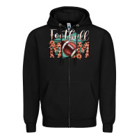 Black Football Mom Zipper Hoodie - Bettercallsaul