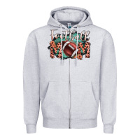 Heather Grey Football Mom Zipper Hoodie - Bettercallsaul