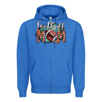 True Royal Football Mom Zipper Hoodie - Bettercallsaul