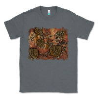 Charcoal Heather glitter leopard fall background Classic Tee - RanaPortraitStore