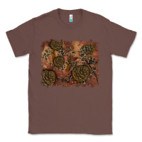 Chestnut glitter leopard fall background Classic Tee - RanaPortraitStore