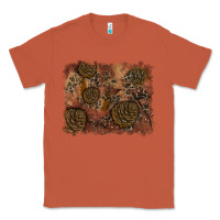 Copper glitter leopard fall background Classic Tee - RanaPortraitStore