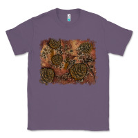 Lavender glitter leopard fall background Classic Tee - RanaPortraitStore