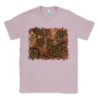 Lilac glitter leopard fall background Classic Tee - RanaPortraitStore