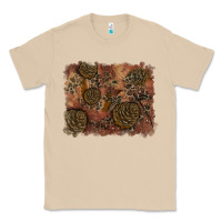 Mushroom glitter leopard fall background Classic Tee - RanaPortraitStore