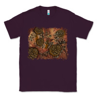 Plum glitter leopard fall background Classic Tee - RanaPortraitStore
