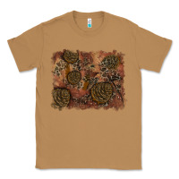 Toasted Coconut glitter leopard fall background Classic Tee - RanaPortraitStore