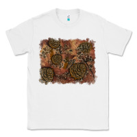 White glitter leopard fall background Classic Tee - RanaPortraitStore