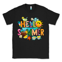 Black hello summer Classic Tee - JahusDesignShop