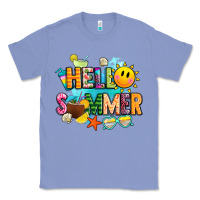 Colony Blue hello summer Classic Tee - JahusDesignShop