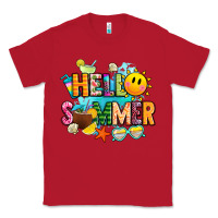 Red hello summer Classic Tee - JahusDesignShop