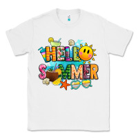 White hello summer Classic Tee - JahusDesignShop