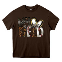 Chocolate Brown my is on that field Heavy Core Tee - RacoonDesign