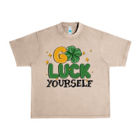 French Oak go luck yourself Urban Heavy Tee - MaliasSmallBusiness
