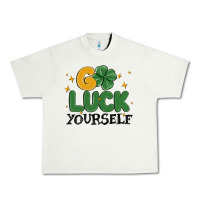 Pistachio go luck yourself Urban Heavy Tee - MaliasSmallBusiness
