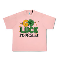 Salmon go luck yourself Urban Heavy Tee - MaliasSmallBusiness