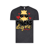Vintage Black chicks dig me Vintage Tee - MaliasSmallBusiness