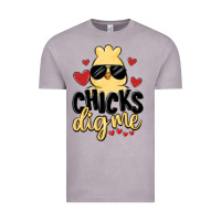 Vintage Zinc chicks dig me Vintage Tee - MaliasSmallBusiness