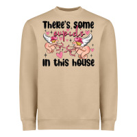 Mushroom there's some cupid's in this house Heavyweight Sweatshirt - MaliasSmallBusiness