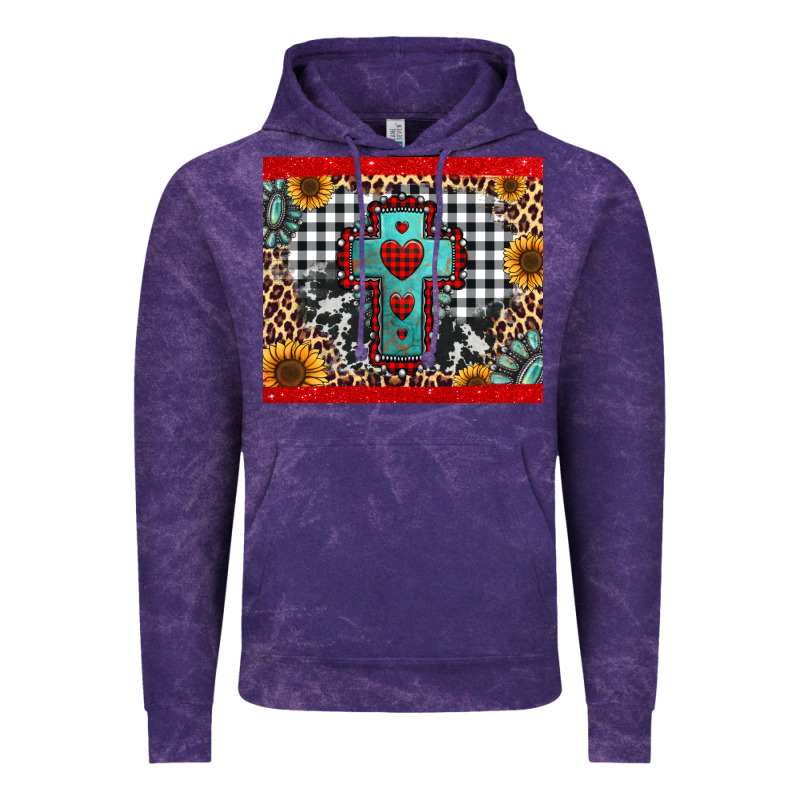 Christmas Cross Vintage Hoodie by Jasminsmagicworld | Teevron